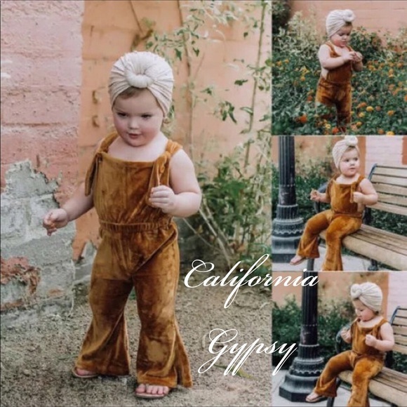 RESTOCKING🎉Baby hippie boho overalls jumpsuit🌈 - Picture 3 of 6